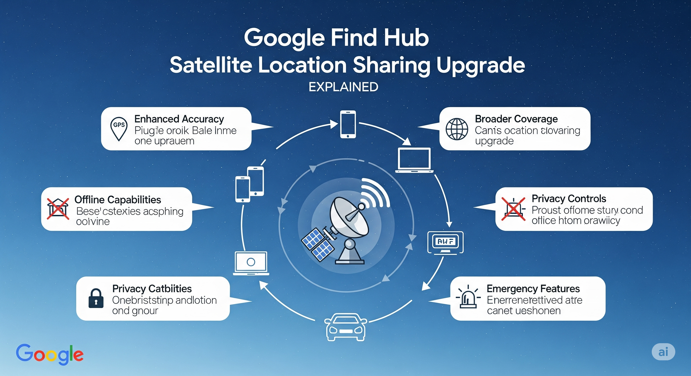 Google Find Hub Satellite Location Sharing Upgrade