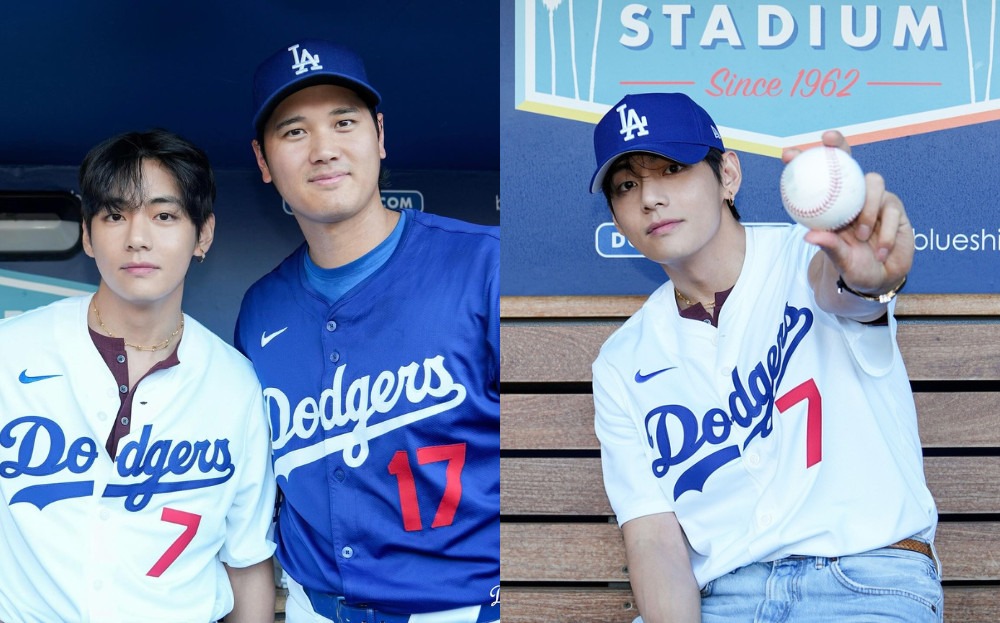 BTS member V recently had a warm interaction with Japanese baseball star Shohei Ohtani.