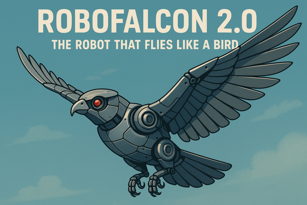 RoboFalcon 2.0: The Robot That Flies Like a Bird