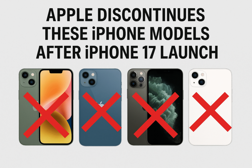 Apple Discontinues These iPhone Models After iPhone 17 Launch
