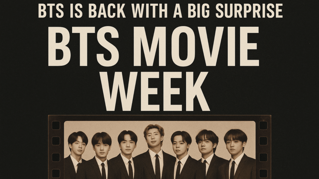 BTS is Back with a Big Surprise BTS Movie Week!