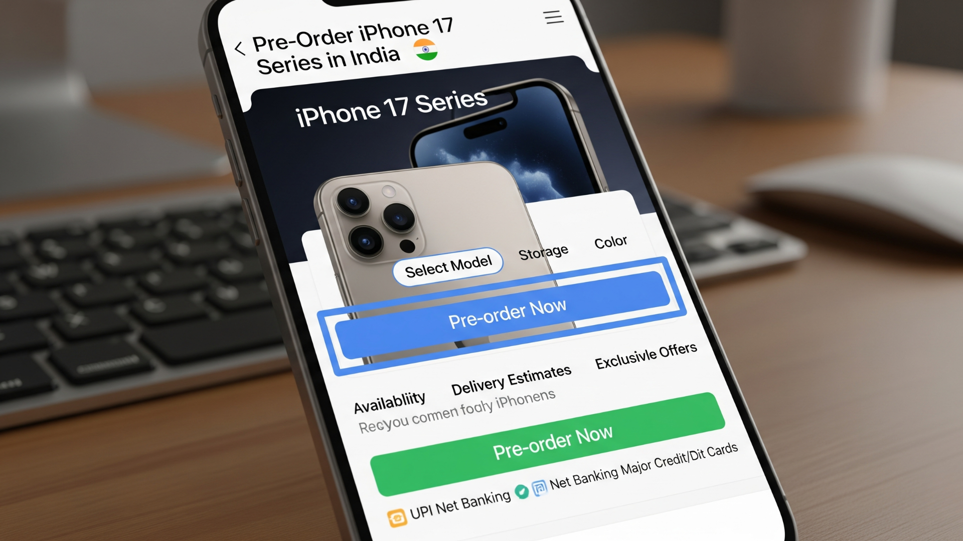 How to Pre-Order iPhone 17 Series in India