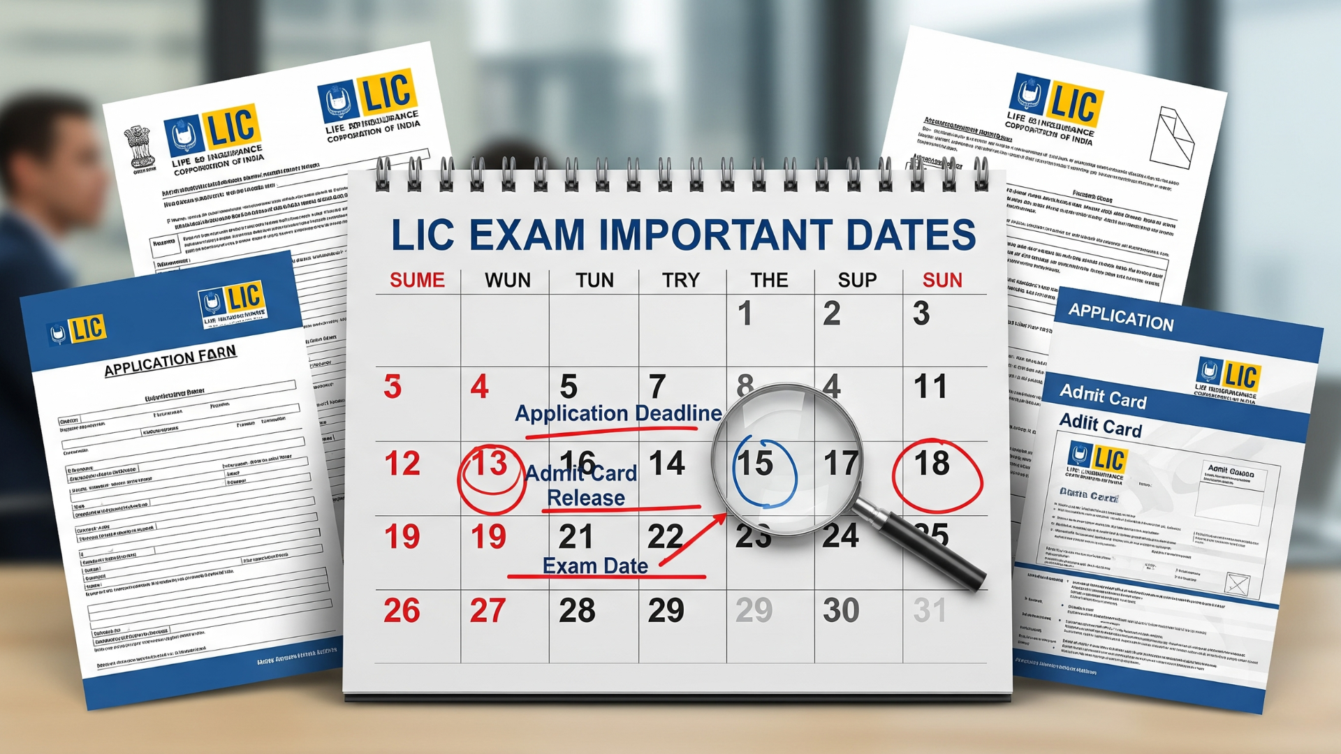 LIC Exam Important Date