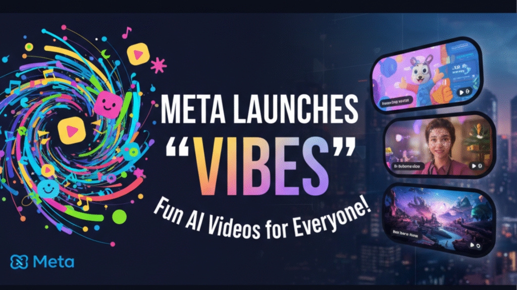 Meta Launches “Vibes” – Fun AI Videos for Everyone