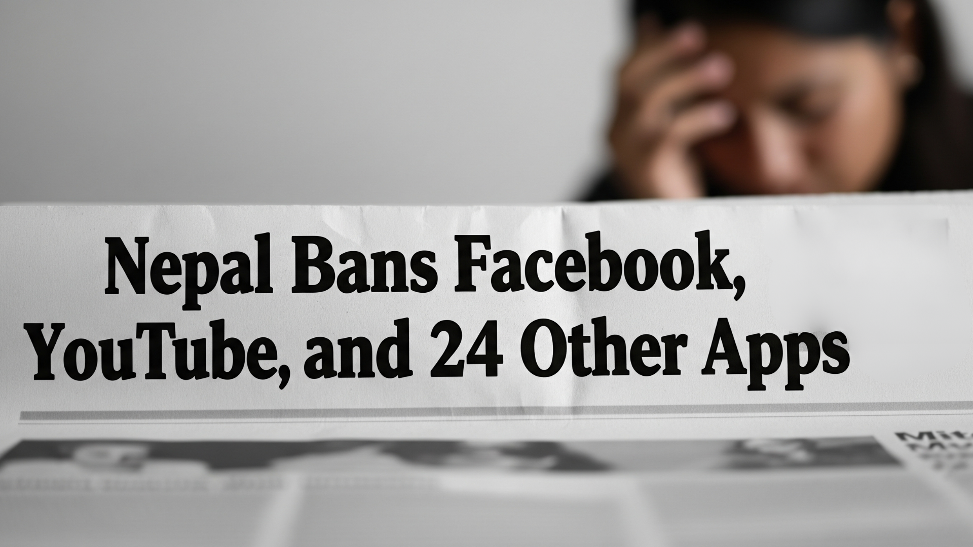 Nepal Bans Facebook, YouTube