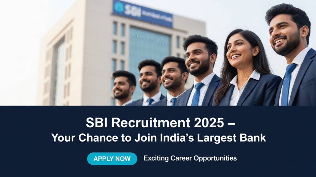 SBI Recruitment 2025 – Your chance to Join India’s Largest Bank