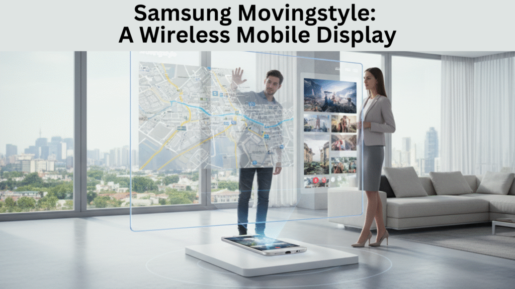 Samsung Movingstyle: A Wireless Mobile Display