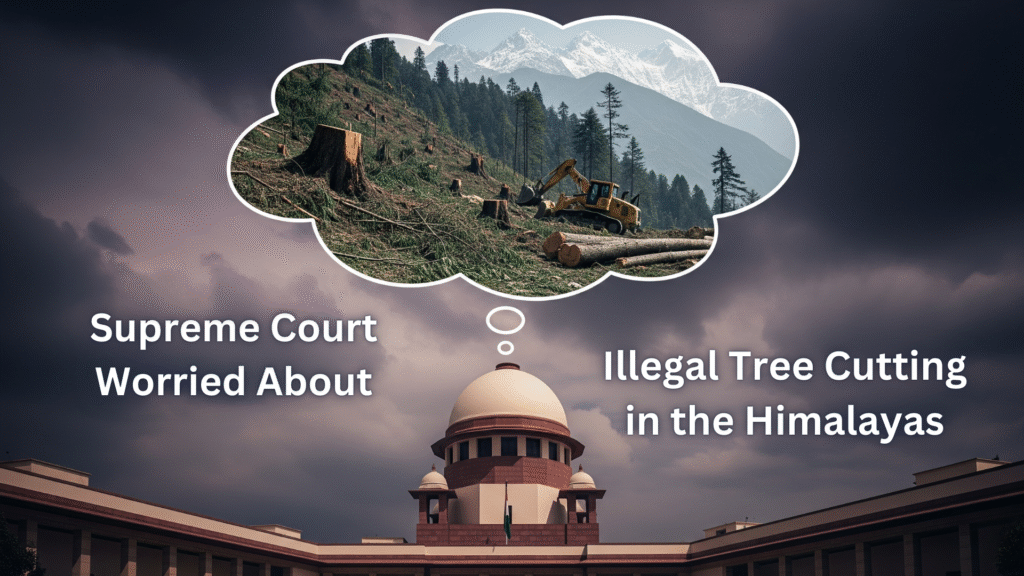 Illegal Tree Cutting in the Himalayas