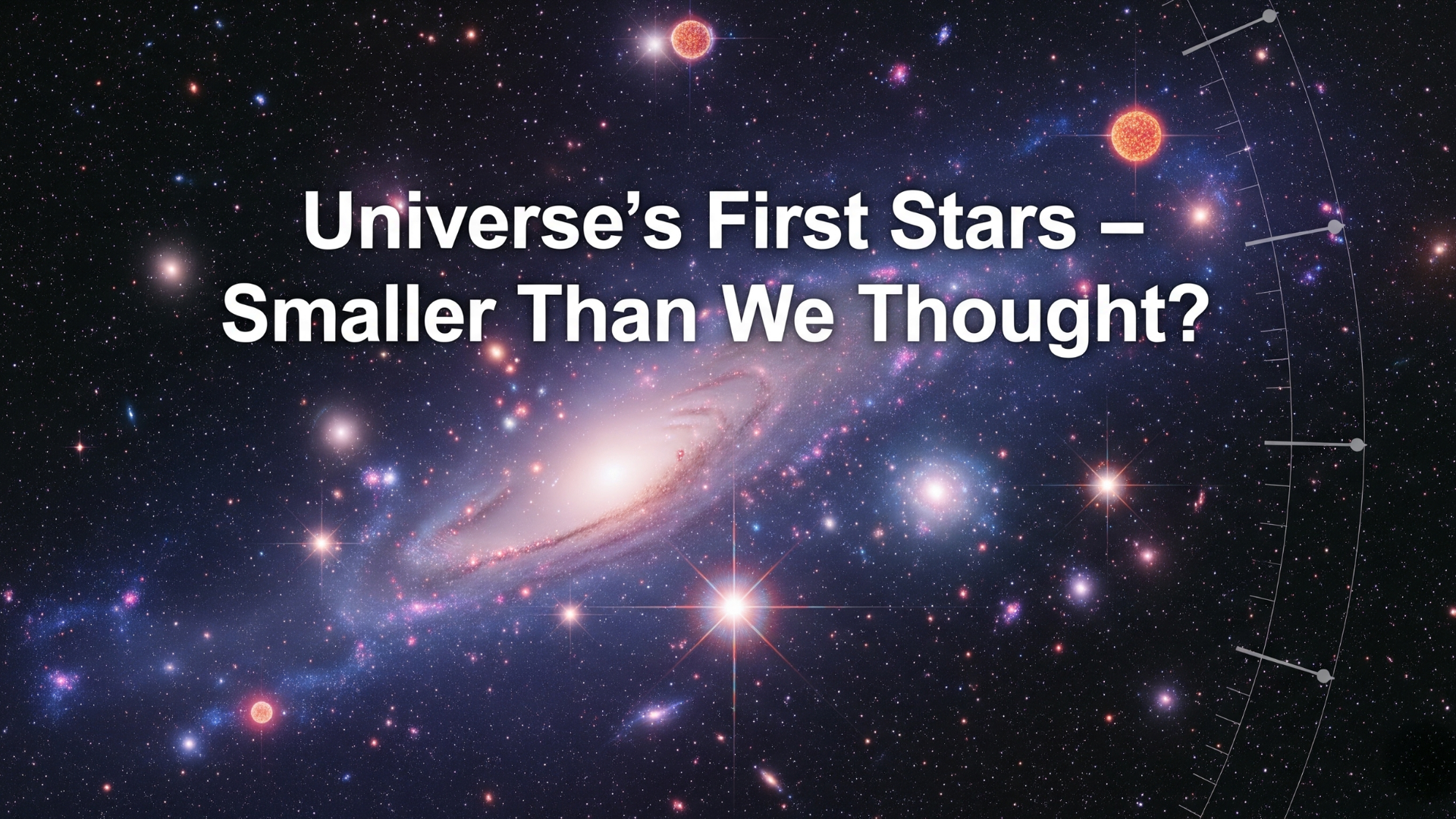 Universe’s First Stars – Smaller Than We Thought? Have you ever looked up at the night sky and wondered what the very first stars of the universe were like? Scientists used to believe that those early stars were huge giants, many hundreds or even thousands of times bigger than our Sun. But now, two new studies say, “Wait a minute! Some of those first stars might have been much smaller.” Let’s explore how scientists found this surprising idea. The Old Belief: Only Giant Stars For many years, astronomers thought that only giant clouds of gas could collapse to form the first stars. Since the early universe mostly had hydrogen and helium, they imagined that the stars born back then were super massive. But now, scientists are saying that small stars may have also formed, right alongside the giant ones. Turbulence and Star Formation One group of scientists, led by astrophysicist Ke-Jung Chen, ran special computer programs called simulations. These simulations showed how early gas clouds behaved when they collapsed. Here’s what they found: • Gas clouds were not calm – they were turbulent (messy and chaotic). • This turbulence broke the big cloud into many smaller clumps. • Some clumps were just about the size of our Sun. This means that the first stars might have reached in size from small stars like our Sun to bigger stars up to 40 times the Sun’s size. So, not just giants – the universe’s first generation of stars may have been a mix of big and small! Primordial Chemistry and Cooling Another team, led by scientist Florian Grussie, looked at chemistry experiments to understand the early space better. They studied a special molecule called helium hydride ion (HeH⁺) – one of the very first molecules ever formed after the Big Bang. Here’s why this is important: • HeH⁺ molecules give off infrared light (like invisible heat). • When they react with hydrogen, they create molecular hydrogen (H₂). • This process helps gas clouds cool down quicker. And when gas clouds cool down, they can collapse more easily to form stars – even small ones. So, thanks to this molecular cooling, even small clouds of gas could form stars in the early universe. What Does This Mean? These two studies tell us something thrilling: • The first stars in the universe were not only giant monsters. • There were also smaller stars, some not much bigger than our Sun. • Turbulence and cooling worked together to make star formation possible in many different sizes. This helps scientists to know how the universe grew and changed after the Big Bang. Why Is This Important for Us? Learning about the first stars is like reading the first chapter of the universe’s story. These stars: • Created the first light in the dark universe. • Made heavy elements that later built planets, galaxies, and even life. • Show us how wonderful and surprising space can be. So next time you look up at the stars, remember – some of the first stars ever might have been minor and humble, just like our Sun!