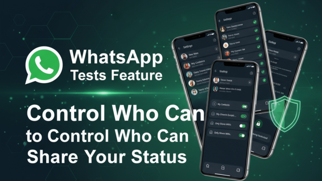 WhatsApp Tests New Feature to Control Who Can Share Your Status