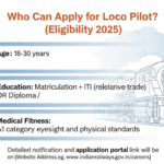 Who Can Apply for Loco Pilot (Eligibility 2025)