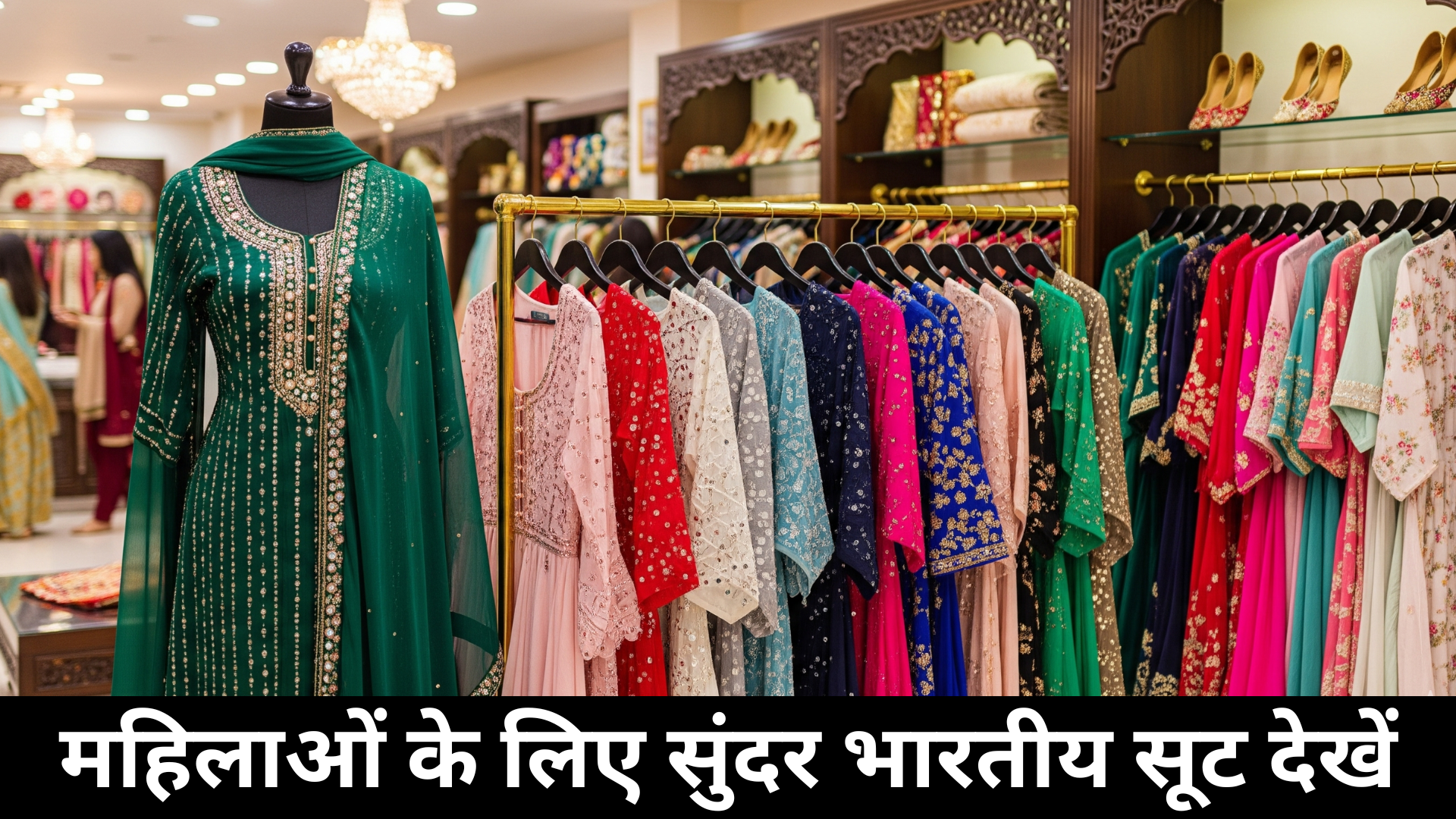 महिलाओं के लिए सुंदर भारतीय सूट देखें