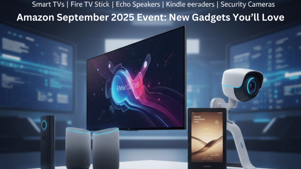 Amazon September 2025 Event: New Gadgets You’ll Love
