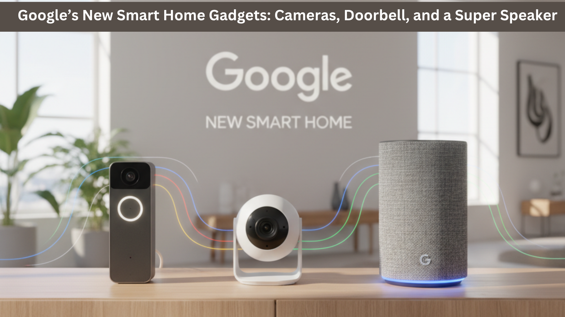 Google’s New Smart Home Gadgets: Cameras, Doorbell, and a Super Speaker