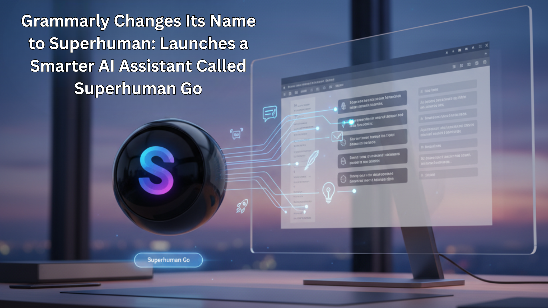 Grammarly Changes Its Name to Superhuman Launches a Smarter AI Assistant Called Superhuman Go.