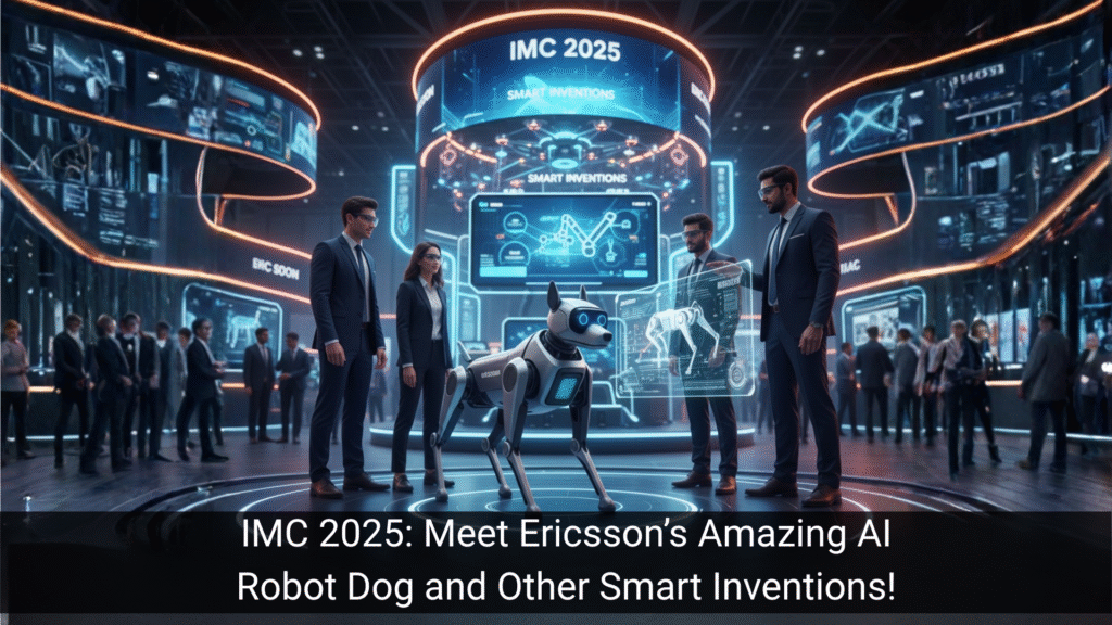 IMC 2025: Meet Ericsson’s Amazing AI Robot Dog and Other Smart Inventions!
