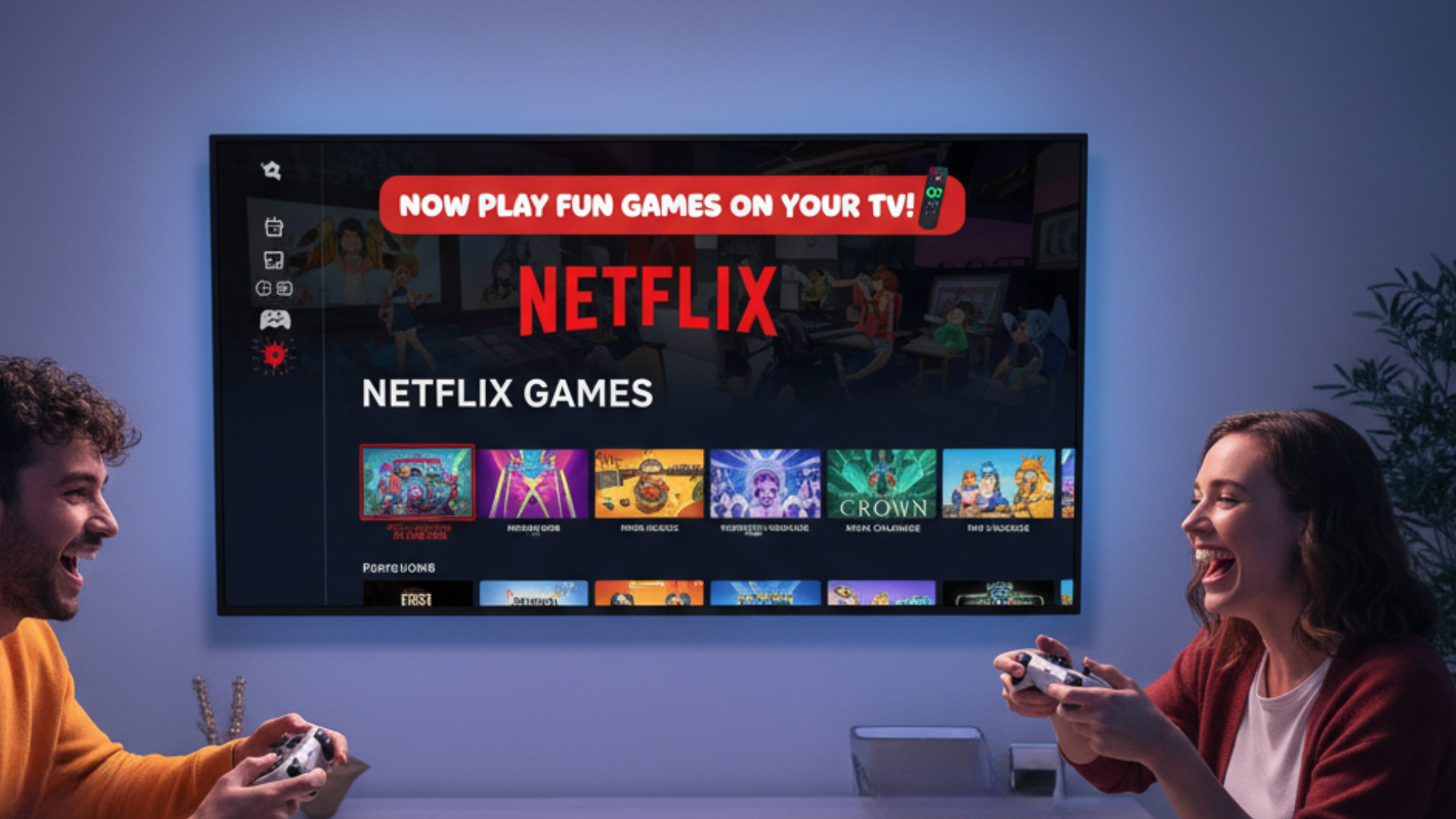 Netflix Now Lets You Play Fun Games on Your TV!