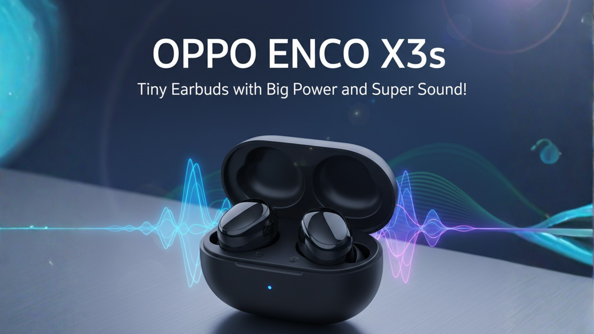 Oppo Enco X3s Tiny Earbuds with Big Power and Super Sound!