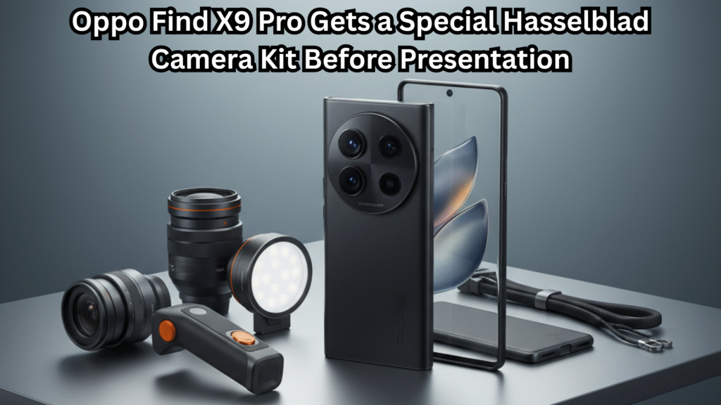 Oppo Find X9 Pro Gets a Special Hasselblad Camera Kit Before Presentation