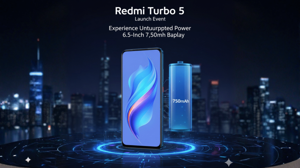 Redmi Turbo 5 to Launch With a Massive 7,500mAh Battery and 6.5-Inch 1.5K Display