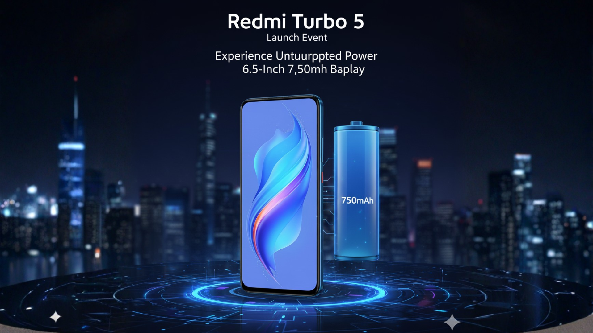 Redmi Turbo 5 to Launch With a Massive 7,500mAh Battery and 6.5-Inch 1.5K Display