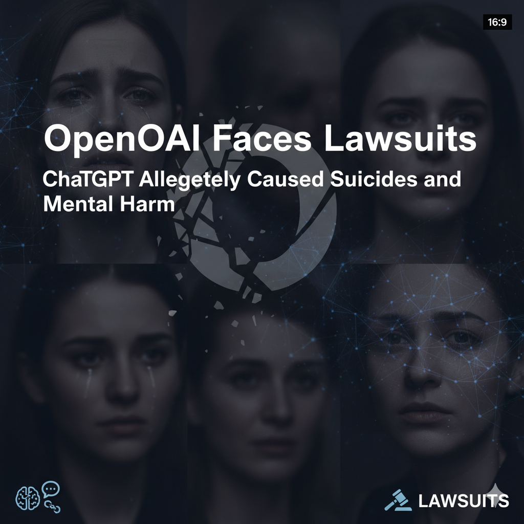 OpenAI Faces Lawsuits after ChatGPT Allegedly Caused Suicides and Mental Harm