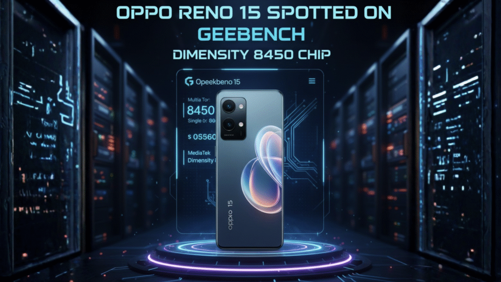 Oppo Reno 15 Spotted on Geekbench With Dimensity 8450 Chip — Launch Expected Soon