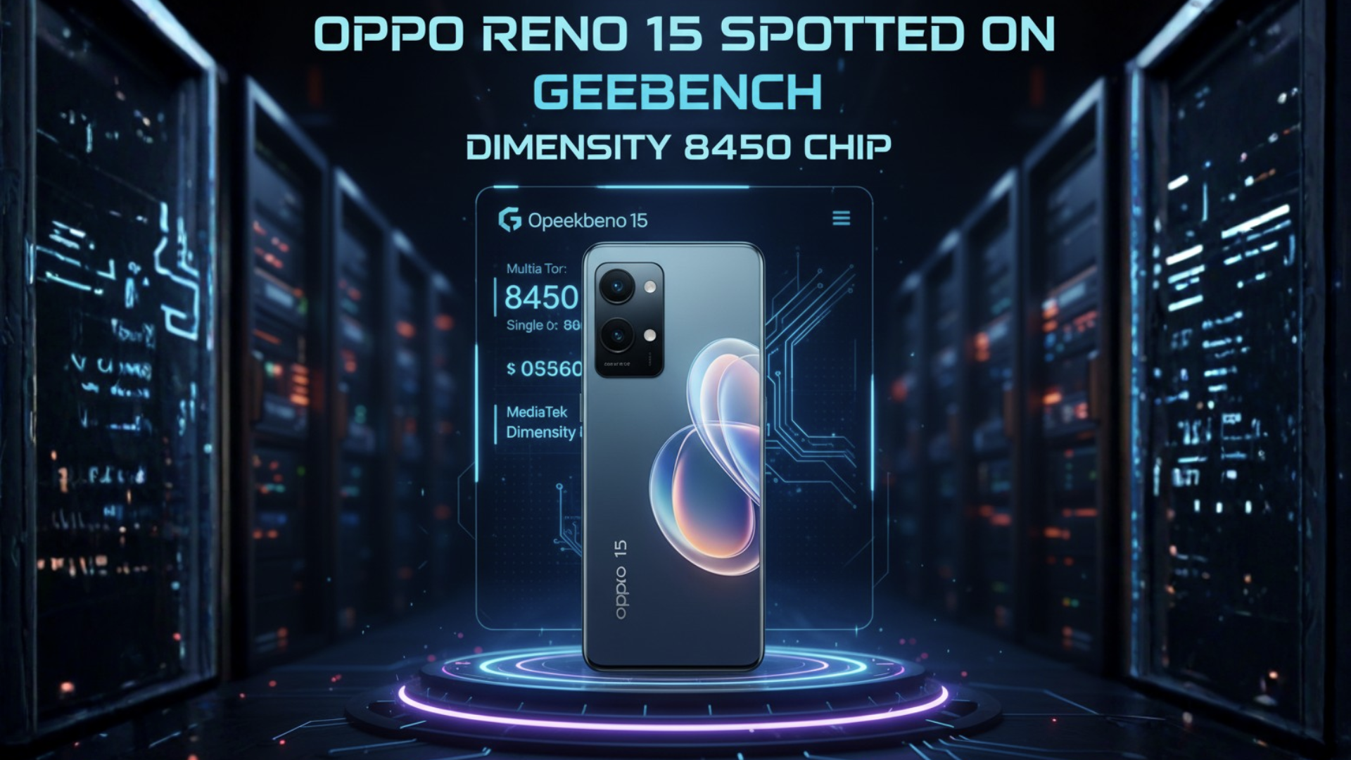 Oppo Reno 15 Spotted on Geekbench With Dimensity 8450 Chip — Launch Expected Soon