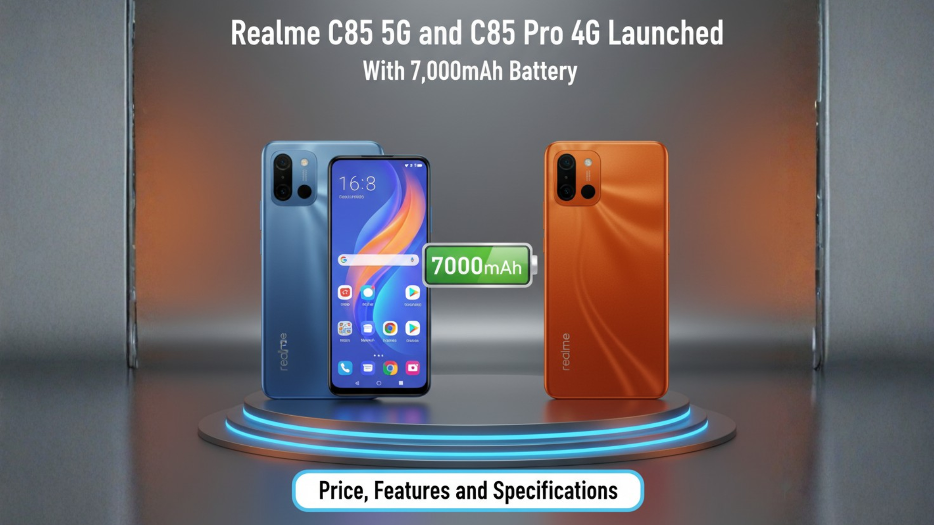 Realme C85 5G and C85 Pro 4G Launched With 7,000mAh Battery — Price, Features and Specifications