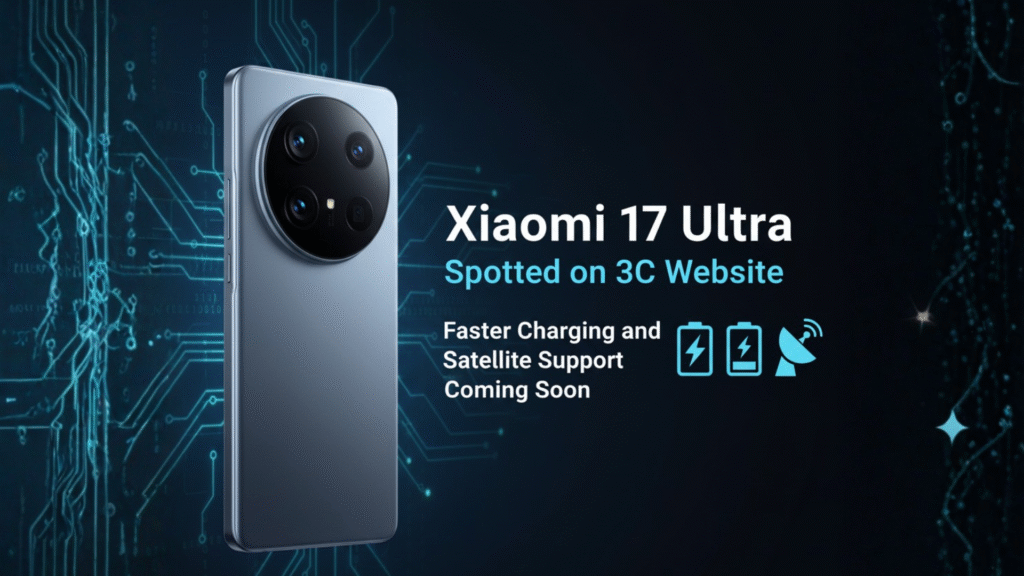 Xiaomi 17 Ultra Spotted on 3C Website Faster Charging and Satellite Support Coming Soon